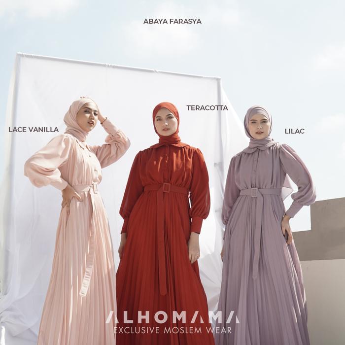 Farasya Dress (Set Pasmina Abaya Umroh Haji)