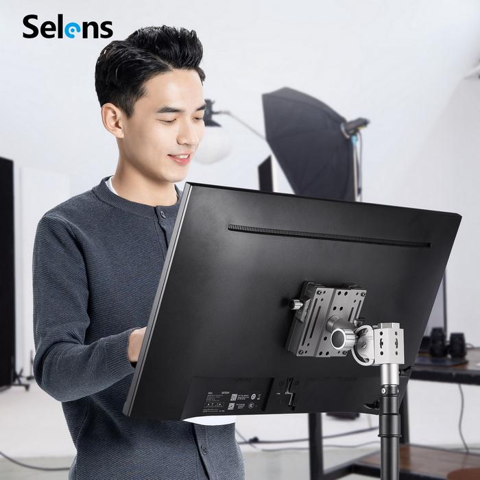 Selens TV LED Monitor Mount Adjustable 360 Degree Rotation Universal