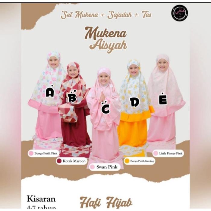 mukena aisyah by hafi hijab