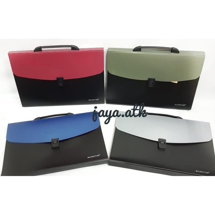 EXPANDING FILE FOLIO MAP PLASTIK MAP SEKAT HARMONIKA FOLIO F4 GAGANG TAS SEKAT