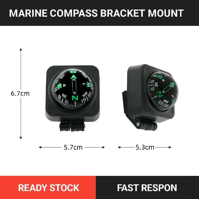 Kompas kapal Compass Mobil Perahu Mini Kompas Kecil Standing