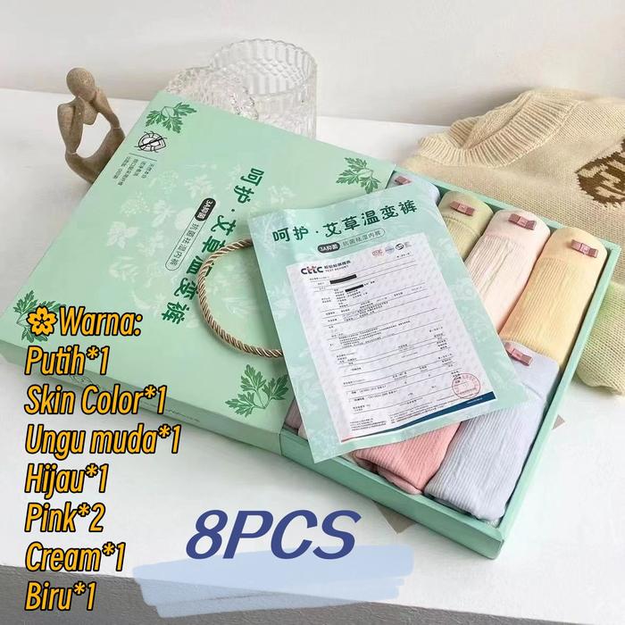 Celana dalam Celebrity 8PCS Premium wanita Antibakteri CD Japan Cewek Dekorasi Renda CD-04