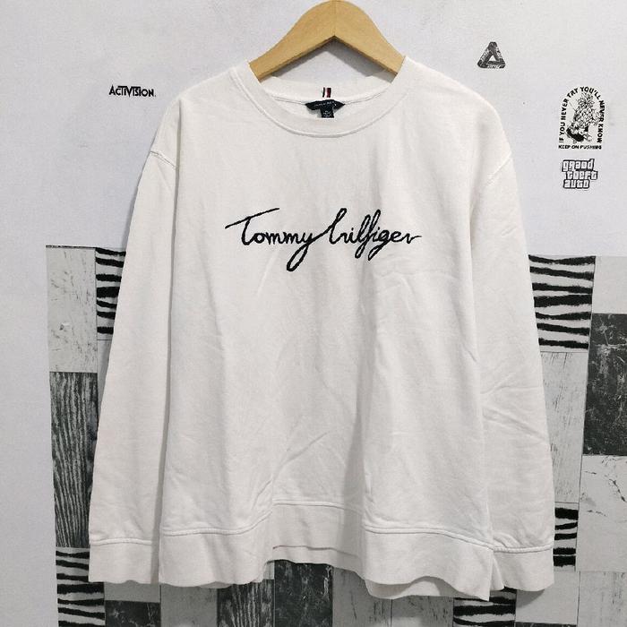 Sweater Crewneck Tommy Hilfiger Signature Big Logo