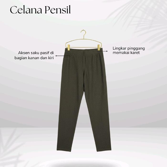 Celana Pensil By Rashan | celana pensil katun | celana Rashan | Celana Trend | Celana Panjang Wanita