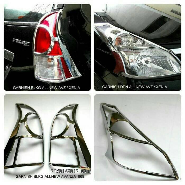 J/S/L PAKET GARNISH LIST LAMPU DEPAN BELAKANG ALL NEW AVANZA XENIA JSL