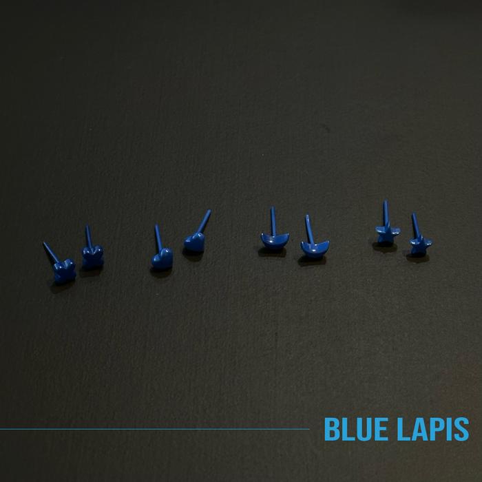 Anting Keramik Modern HM Model Harian Biomimetic Sehat Blue Harian Natarie Beauty Ceramic Earring Ea