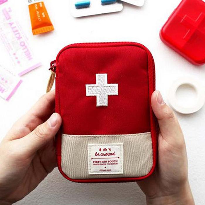 Cute Mini Portable Medicine Bag First Aid Kit Medical Emergency Kits