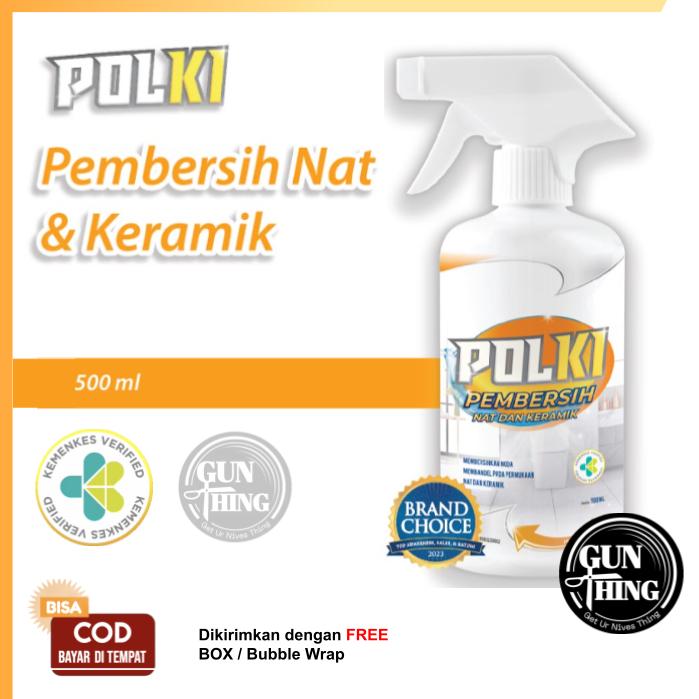 POLKI Pembersih Nat dan Keramik 500ml / Cairan Pembersih Keramik