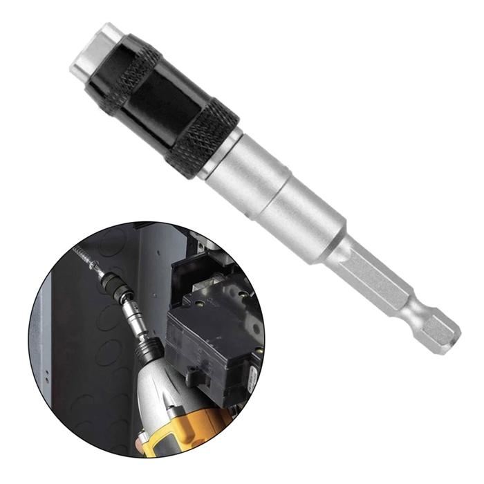 Impact Tough Bit Holder Magnetic Pivoting Bit Tip Holder Swivel Screw