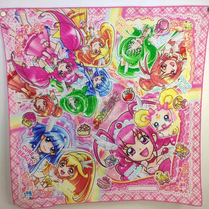 Precure pretty cure beauty precure sapu tangan pL 40x40cm vintage handkerchief original