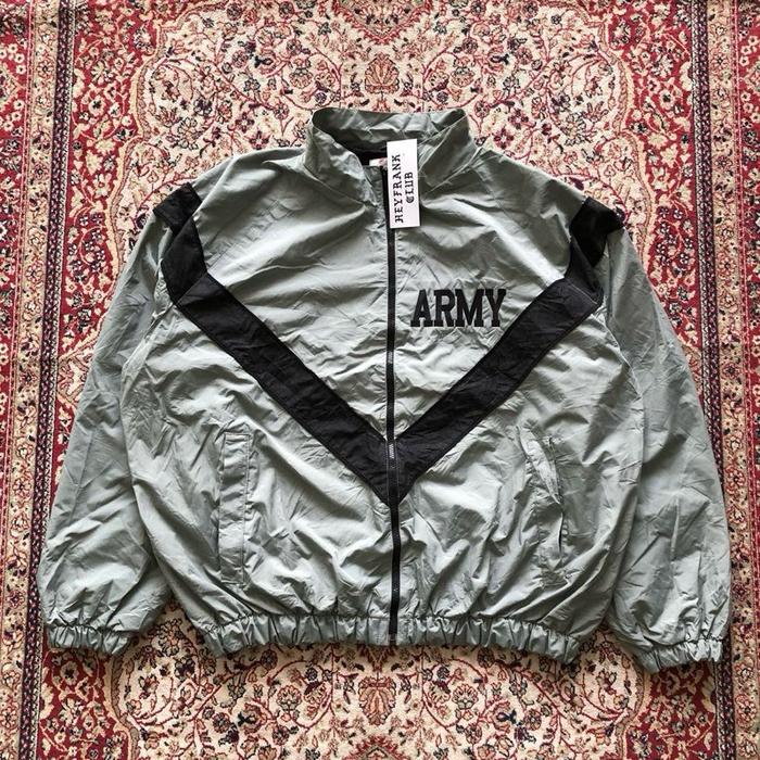 Jaket Us Army ipfu physical uniform windbreaker jacket Vintage Us Army jacket i168