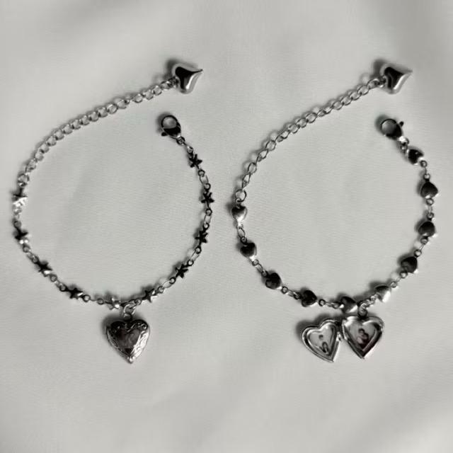 Gelang 'Secret Garden' Locket | Gelang locket rantai custom photos