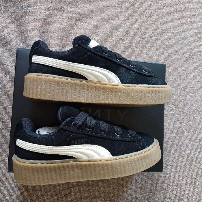 Puma Fenty Creeper Phatty Baru Size 37 Black-Warm White-Gum Casual Sneakers