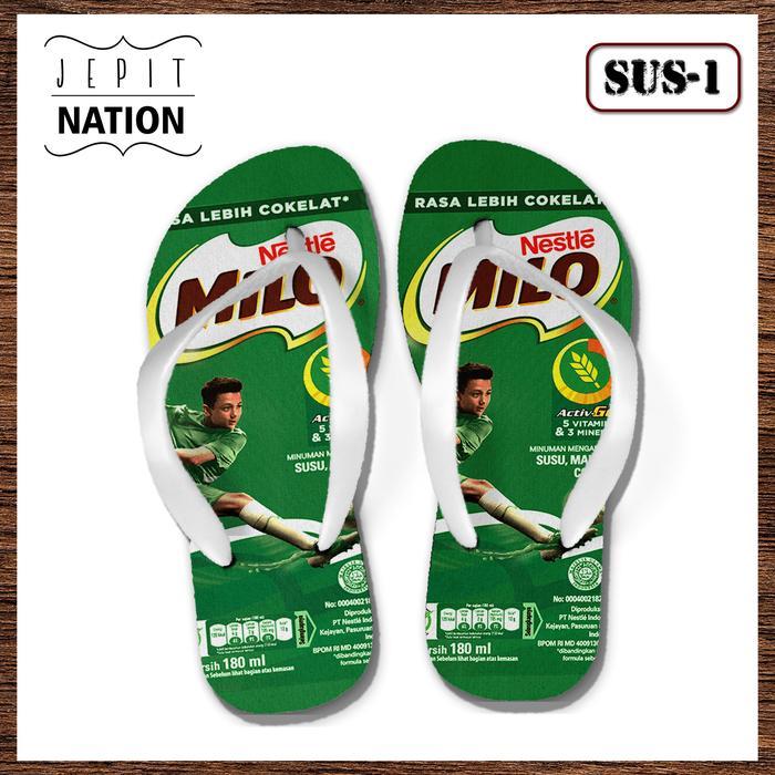 Ready Sandal Jepit Susu Dancow Milo Ovaltine Frisian Flag Sus, Jepitnation Sendal Jepit Laki Cowo Pr