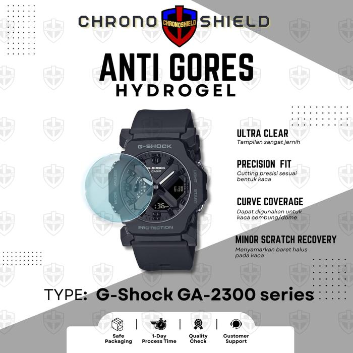 Anti Gores Hydrogel untuk Casio G-Shock GA2300 GA 2300 Antigores Hydrogel