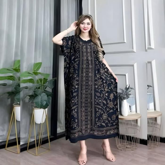 Daster Lowo Magelang Jumbo Rayon Adem Nyaman Kekinian Batik Busui Friendly Baju Tidur