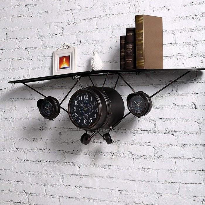 Dekorasi CLAI Jam Dinding Lukisan Cermin Dinding Metal 40x60 WallDecor Wall Decor Pajangan Aestetic