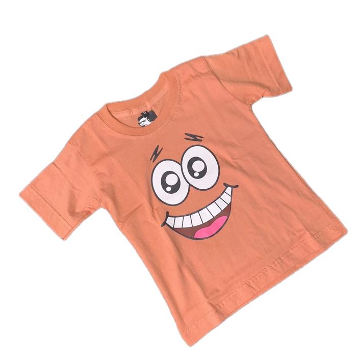 ZEE KIDS WEAR - PATRICK STAR PEACH TSHIRT
