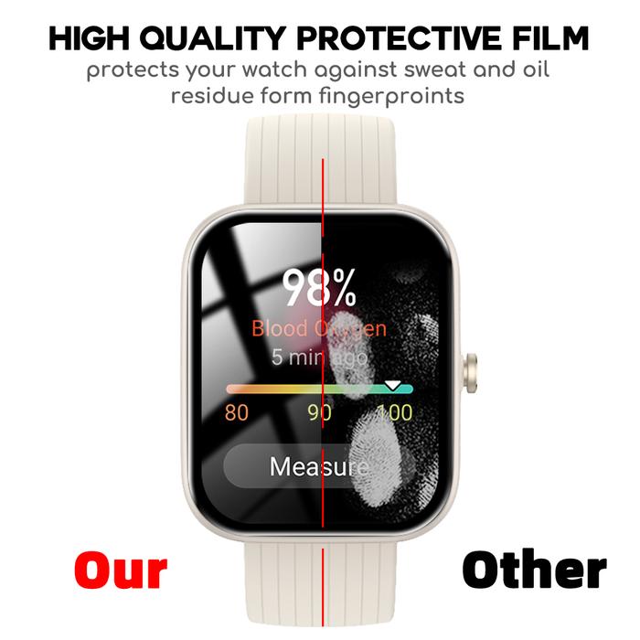 Film 5D untuk Amazfit Bip3 Bip 3 Pro Pelindung Layar untuk Amazfit