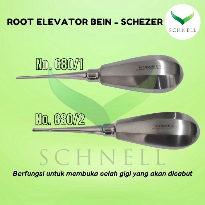 DENTAL ROOT ELEVATOR BEIN 2MM SCHEZER - DENTAL INSTRUMENTS