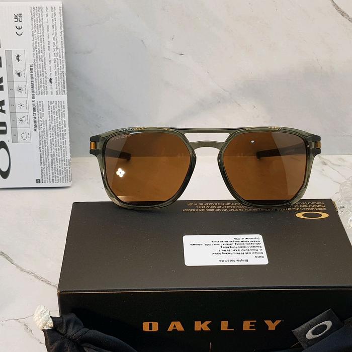 Sunglasses Unisex Original Oakley LATCH BETA OO9436 0354 FRAME OLIVE INK LENS PRIZM TUNGSTEN RARE IT
