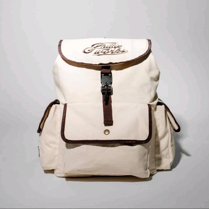 PHILLIP WORKS BACKPACK WHITE VOYAGER | TAS GEMBLOK ORIGINAL PW