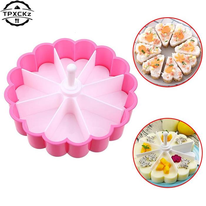 DIY Sushi Mold Onigiri Rice Ball Food Press Triangular Sushi Maker