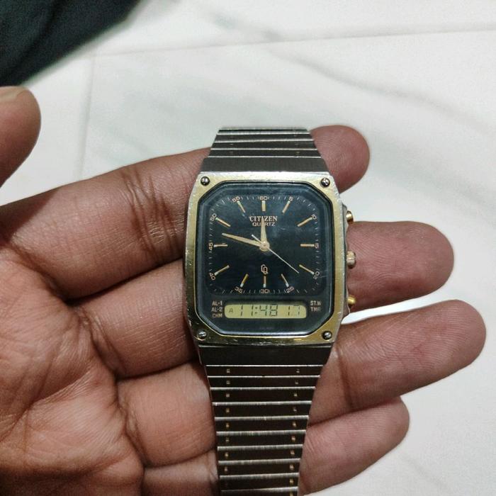 jam tangan citizen CQ ana digi vintage  Watches rare item