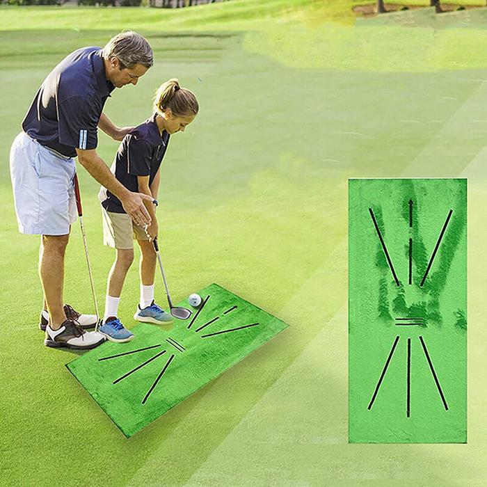 Tikar Pukulan Golf Lipat Ajaib, Tikar Latihan Ayunan, Tikar Latihan