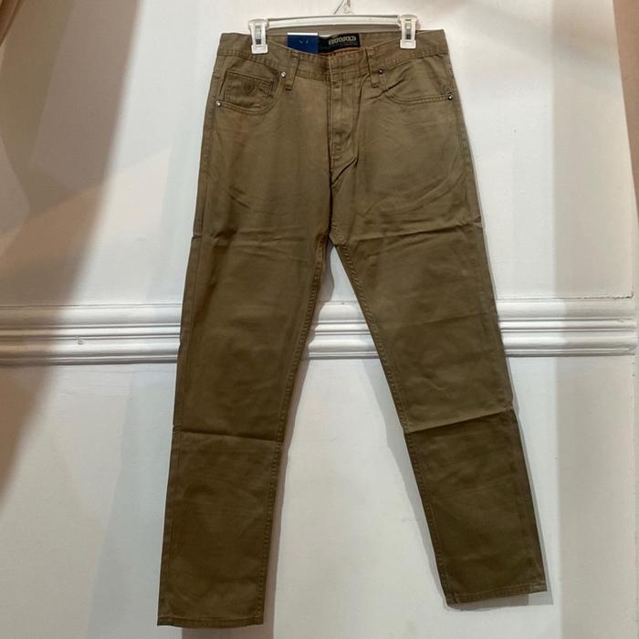 Celana Hugo gold pria dewasa berbahan soft jeans Panjang Hitam Cowok Distro Denim