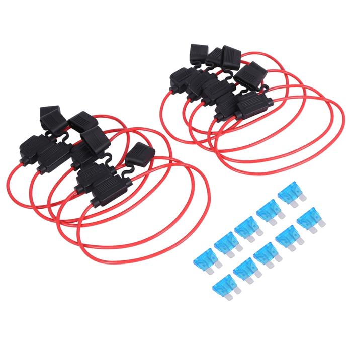Tempat Sekring Inline ATC/ATO Add-A-Circuit Tempat Sekring Mobil 10