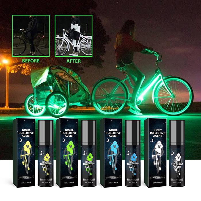 100ml Reflective Spray Paint Fabric Luminous Spray Paint Reflective Spray Bike Skateboard Canvas Glo