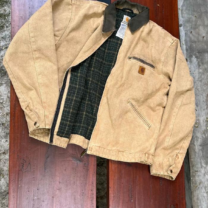 carhartt detroit jacket j97 Jaket Pria original Canvas