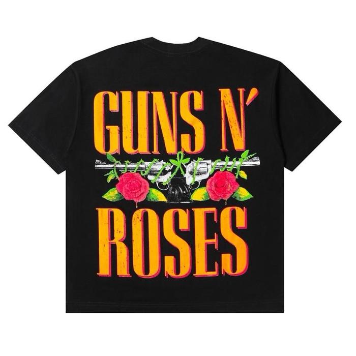 [COD] T-Shirt Oversized Guns N Roses GNR 16S Heavy Cotton - GNR Black, M