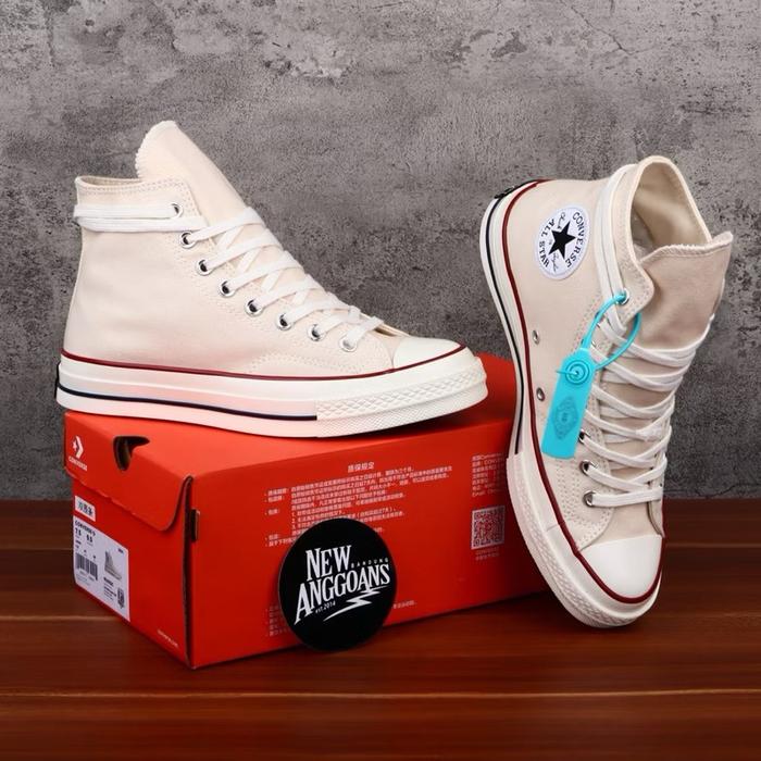 Sepatu Converse 70s Tinggi Cream Parchment HI Import Original 100% BNIB | Converse Putih Terlaris