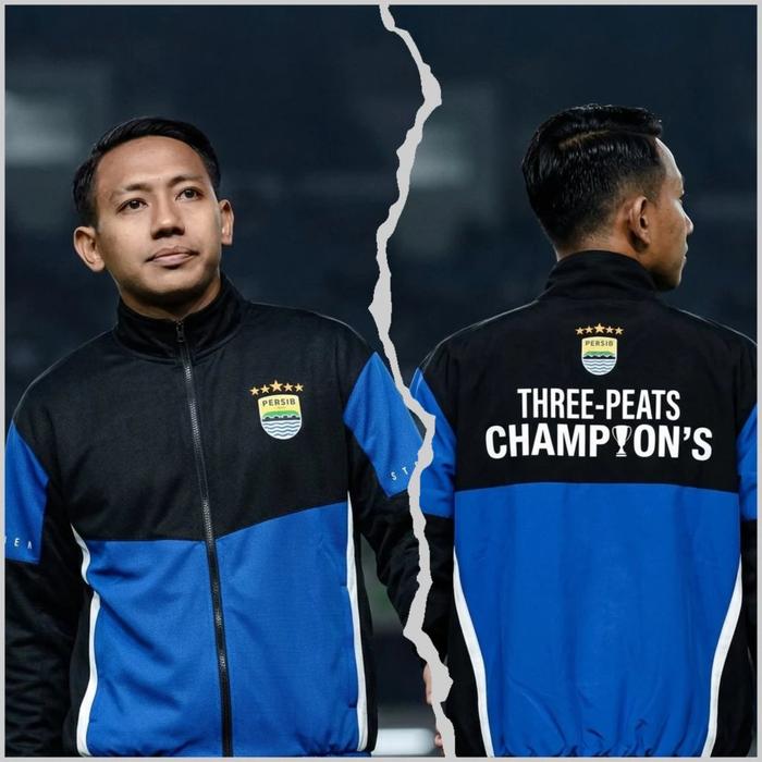 Jaket Tracktop Persib Three-Peats Champions 2026