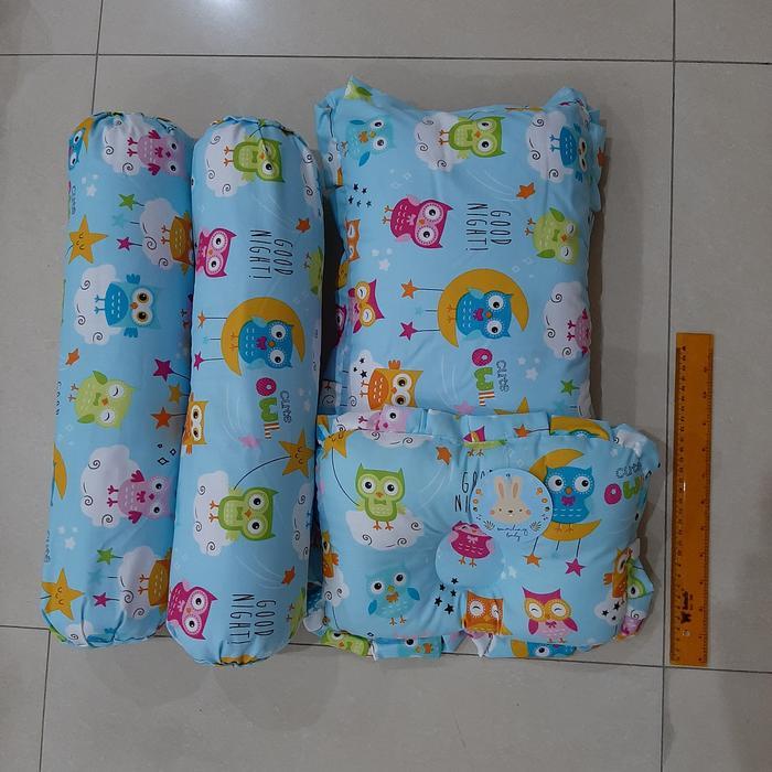 Guling Bantal Set Bayi Motif / Bantal Bayi / Guling Bayi -Gratisongkir