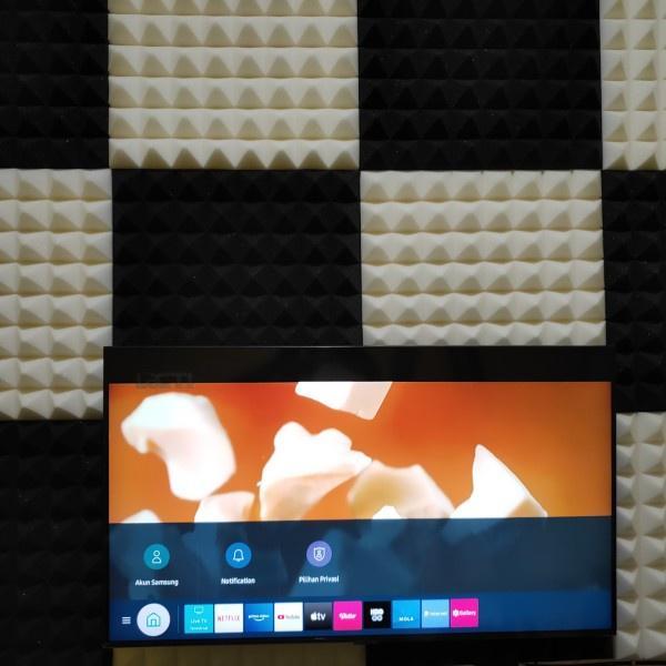 Busa Peredam Suara Pyramid  Ruangan 100x50 cm - Acoustik Foam Peredam Studio Musik - PYRAMID, 100X50