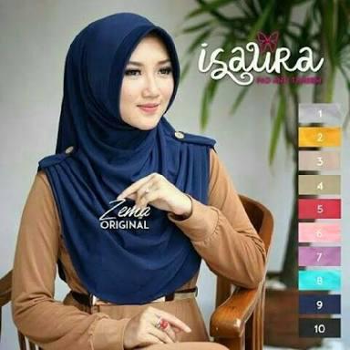 GHc kerudung bergo izaura kekinian dan trendy