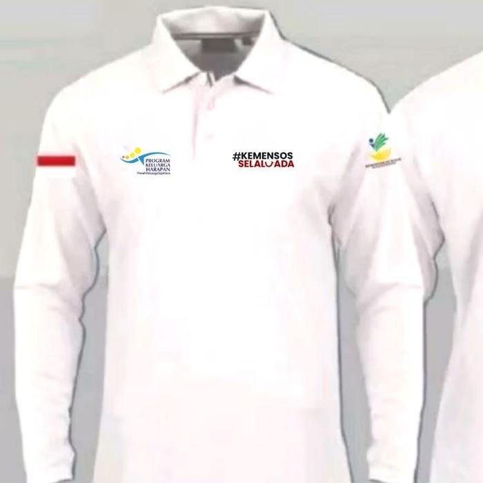 bisa satuan kaos PKH kaos kemensos baju PKH baju kemensos kaos kerah PKH kaos kerah kemensos seragam
