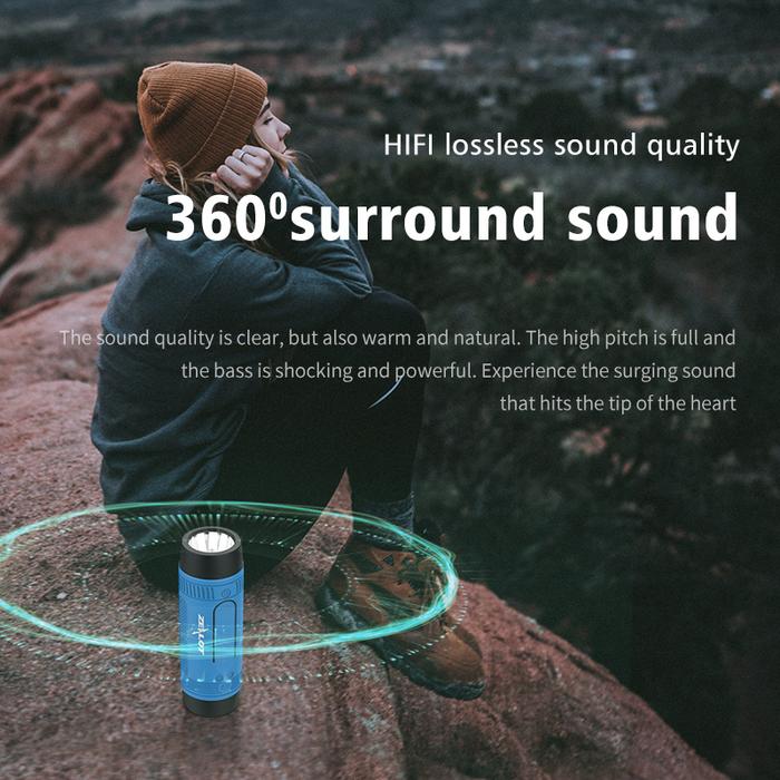 Zealot S1 Speaker Bluetooth Speaker Sepeda Luar Ruangan Speaker