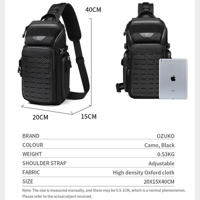Ozuko Sling Bag #9680 - Tas Selempang Multifungsi
