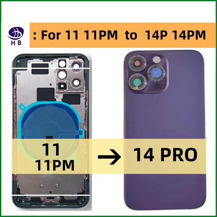 For iPhone11 to 14Pro 11PROMAX to 14PROMAX Rear Battery Midframe