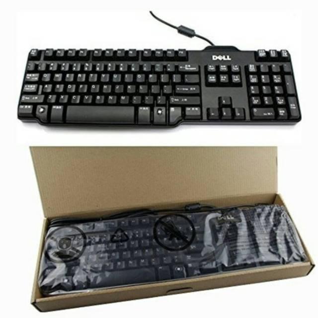 Paket Keyboard Dell 8115 + Mouse Wireless Dell WM126 - Black - Blue - Red