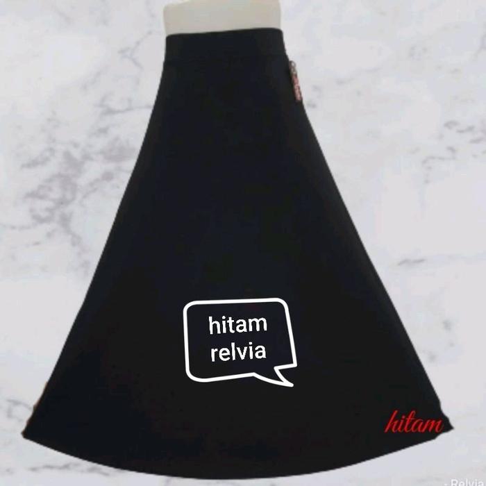 RELVIA - ROK pajang & lebar bahan waffel kulit jeruk premium