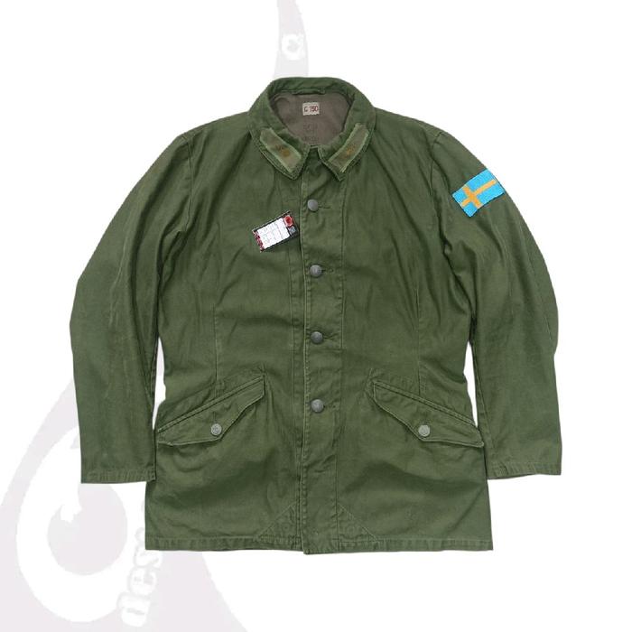 vintage 70s jaket parka swedish army