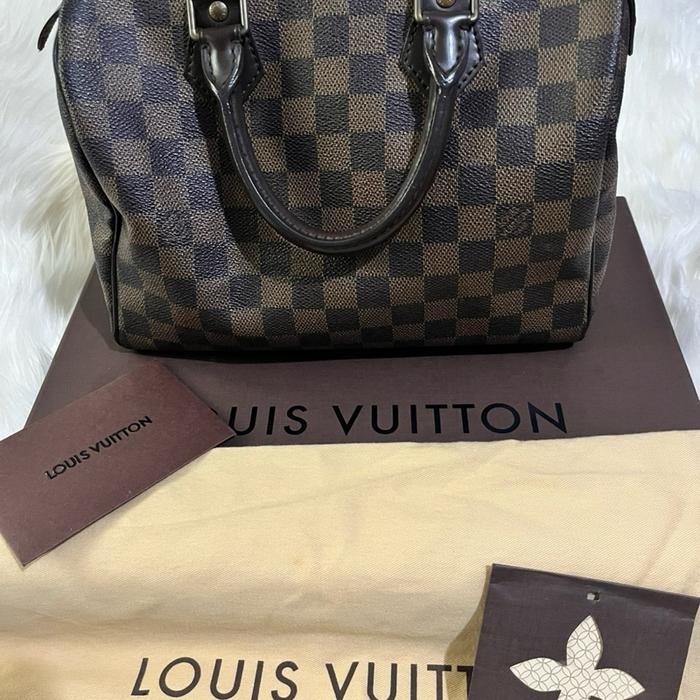 Authentic LV Speedy Damier Ebene 25