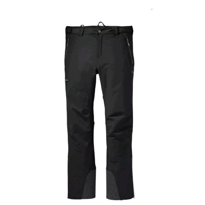 OUTDOOR RESEARCH MEN'S CIRQUE II PANT SOFTSHELL BLACK CELANA PANJANG PRIA HIKING TREKKING WINTER ORI