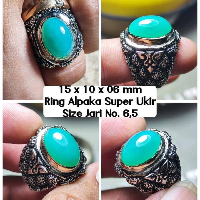 CINCIN Batu BACAN PALAMEA WARINGIN Biru HQ SUPER KRISTAL Giwang Mutiara