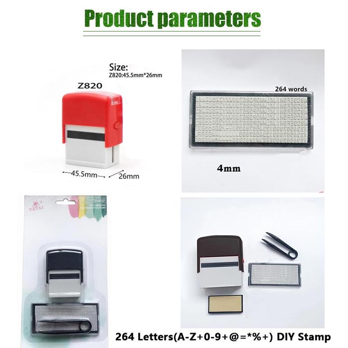 Stempel EXPIRED dengan Kode Produksi atau Format Lain Yang Fleksibel DIY Stamp Stempel Tanggal Bulan